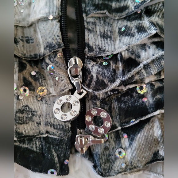 Frank Lyman Design Zip Up Jacket size 8 - Picture 8 of 9